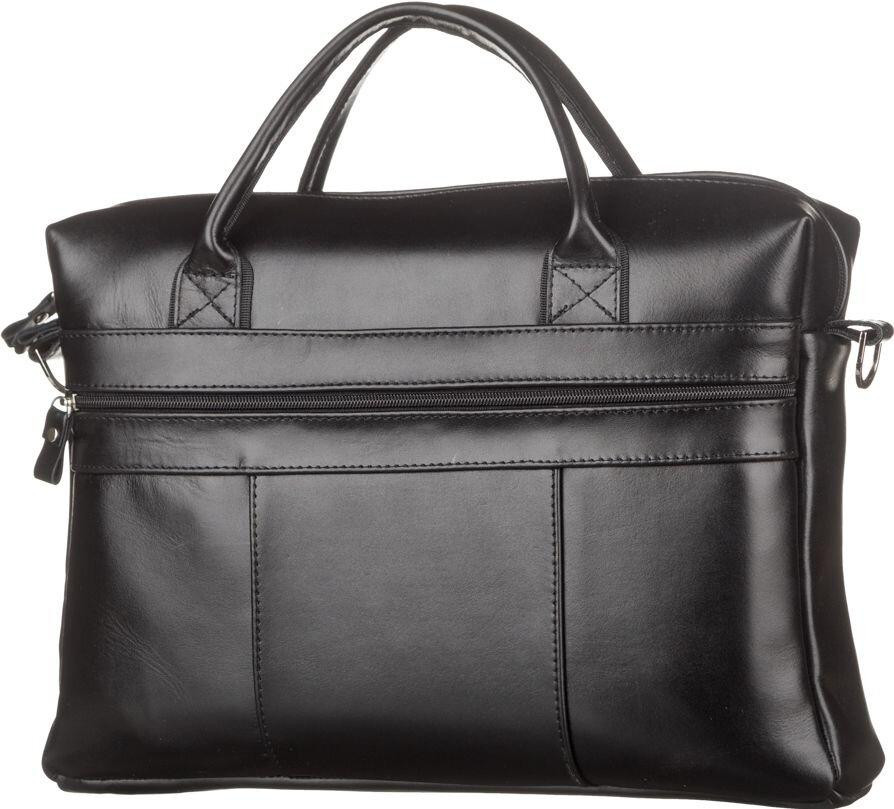 Сумка мужская из кожи Черная (SHVIGEL) Киев - изображение 11