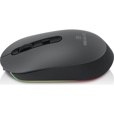 Мышка REAL-EL RM-470W Wireless/Bluetooth Dark Gray (EL123200049) Винница - изображение 11