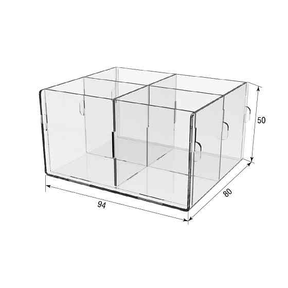 Коробка EKOSTAR 4 ячейки 94х80х50 Киев