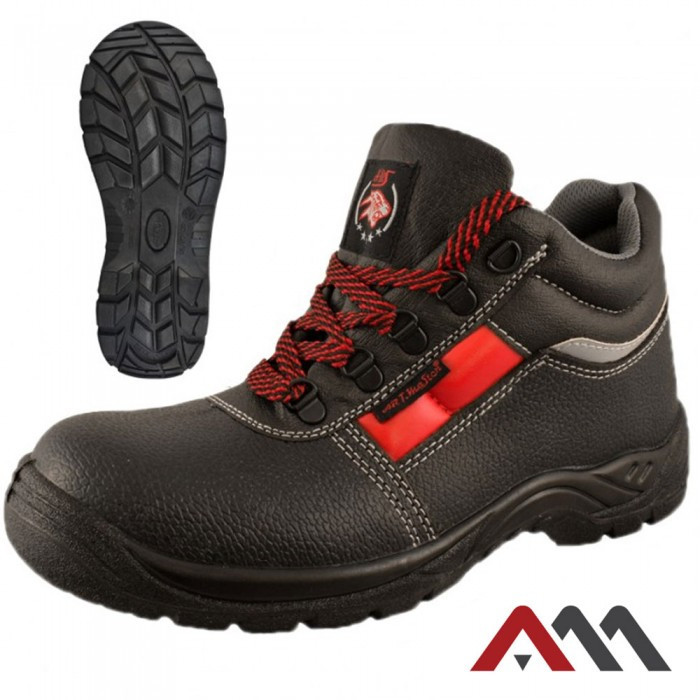 Робочі черевики з пресованої шкіри з металевим носком. 47 Киев - изображение 1