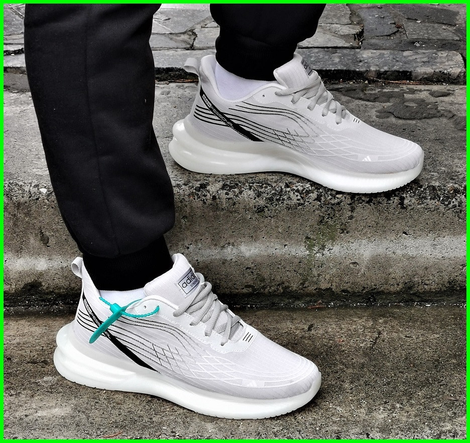 Кроссовки Adidas Серые Мужские Адидас Изи Boost (размеры: 40,41,42,43,44) Днепр - изображение 6