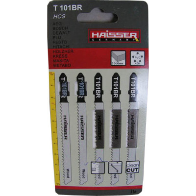 Полотно HAISSER пильное - T101BR, 75мм, н-р 5шт (16567) Винница - изображение 2