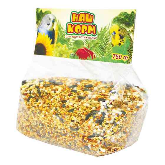 Корм Наш Корм для волнистых попугаев 750 г, Лорі Винница