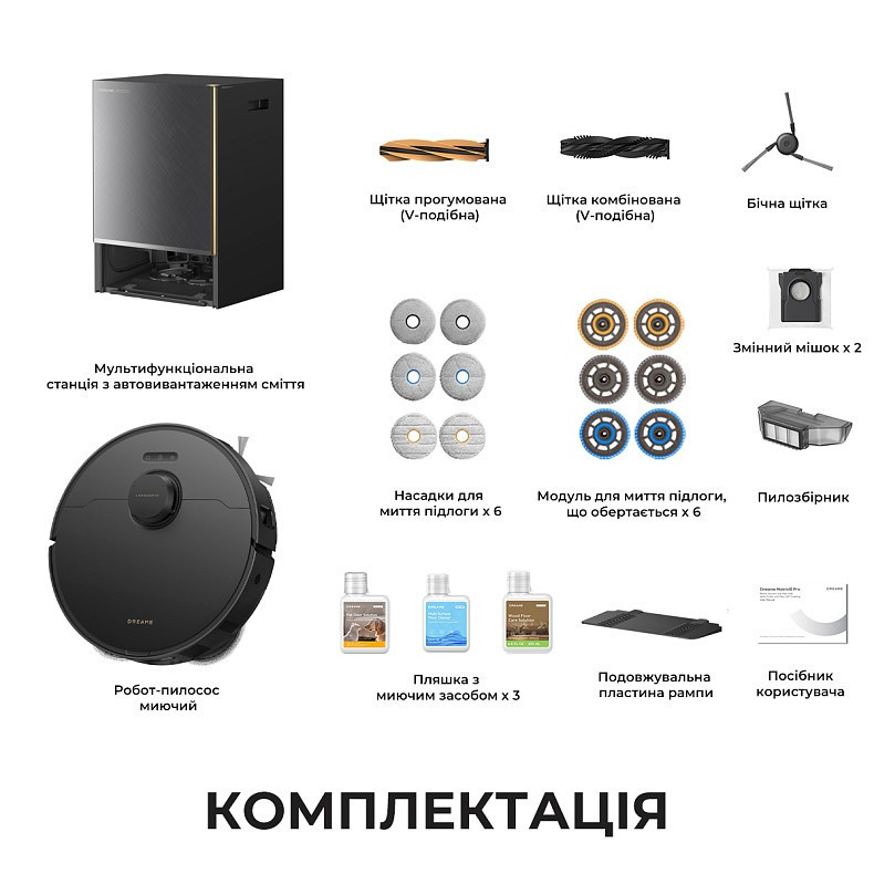 Робот-пилосос Dreame Bot Matrix 10 Pro Black (RLM61HE-Bl) ( 11106 ) Харків - фото 8