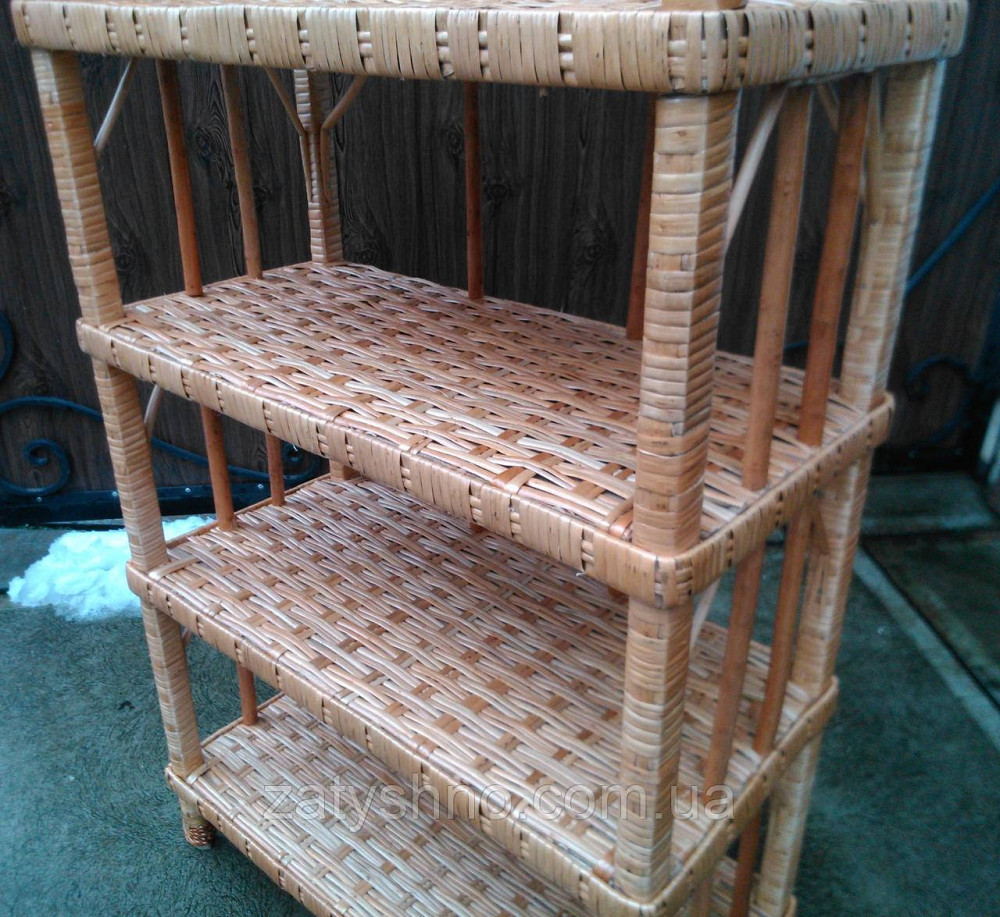 Стеллаж плетеный на 5 полок Киев - изображение 6