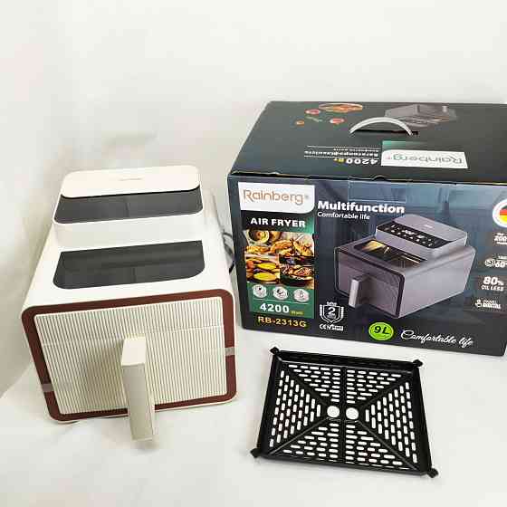 Електрична фритюрниця для кухні та дому Rainberg RB-2313 4200Вт 9л, Аеро-гриль для приготування фрі OR-64 Львів