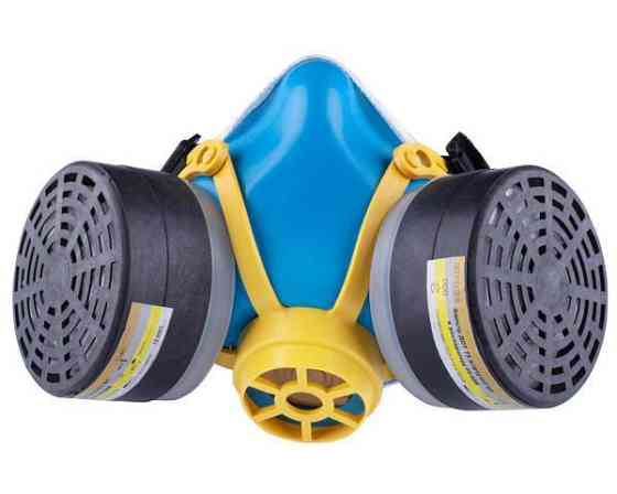 Респіратор з двома вугільними фільтрами РУ-60М Харків