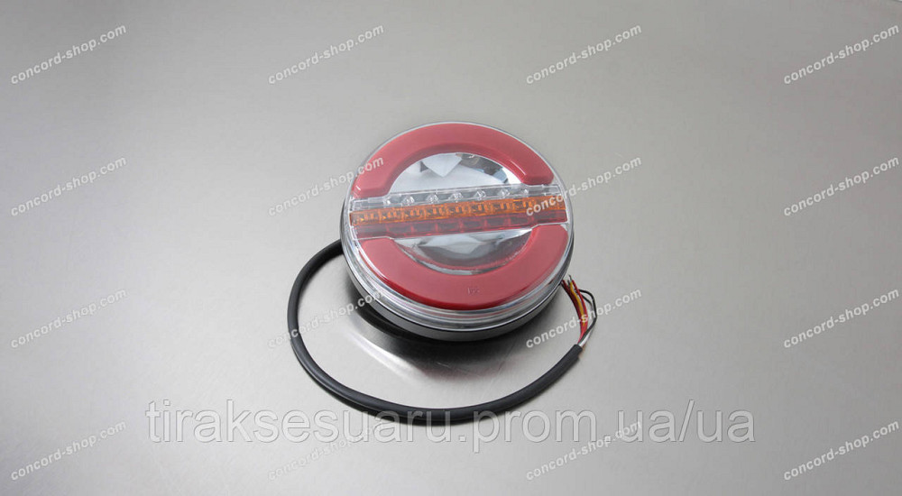 Ліхтар задній LED, черв. жовт. біл., 4-х функц., 24 W Луцьк - фото 1