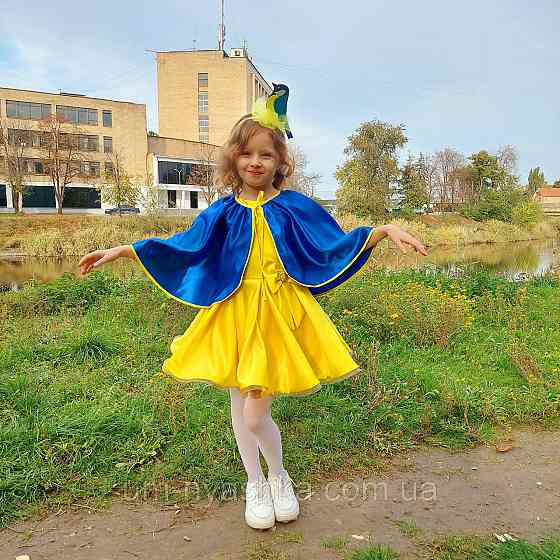 Жовта святкова сукня в патріотичних кольорах Сукня Білосніжки Кривий Ріг