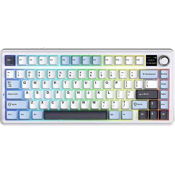 Клавіатура бездротова Aula F75 Max White (6978080501158) ( 19354 ) Харків