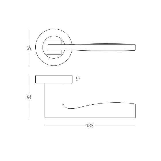 Ручка Z-1220 SN/CP Матовый никель/полированный хром Киев