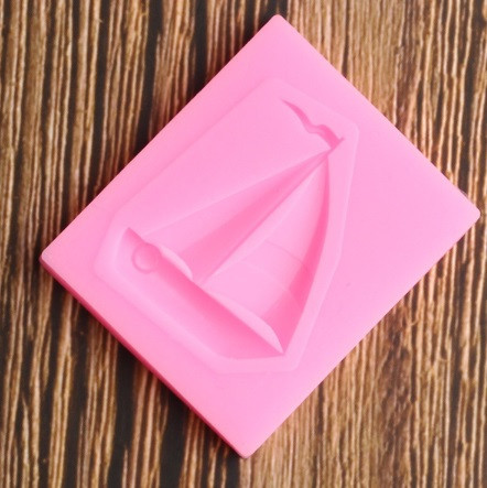Молд кондитерский Кораблик 39 на 46 мм розовый Киев - изображение 3