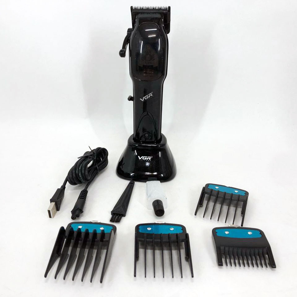 Бритва аккумуляторная для стрижки волос и бороды VGR Hair Clipper V-653 Voyager, Триммер для висков KV-99 Львов - изображение 5