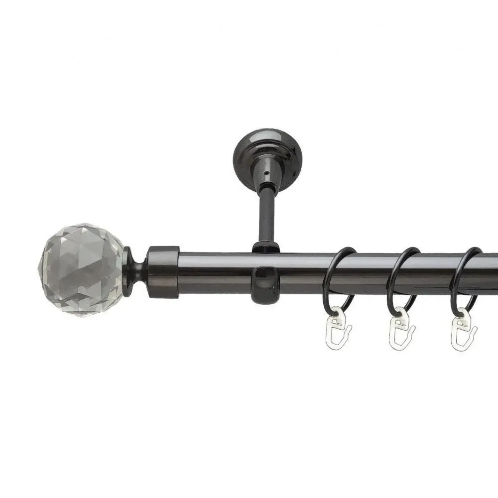 Карниз Orvit Люміера металевий однорядний відкритий Онікс 25 мм 160 см (6706566) Львів - фото 1