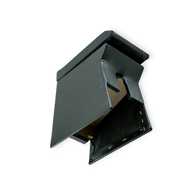 Подлокотник автомобиль Шкода fabia черный с вышивкой (кожзам) Мукачево - изображение 1