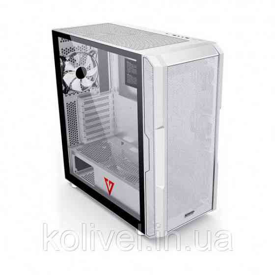 Корпус Modecom AMIRANI WHITE fans 4x120mm, без БЖ ATX (AT-AMIRANI-PD-20-000000-0) Киев
