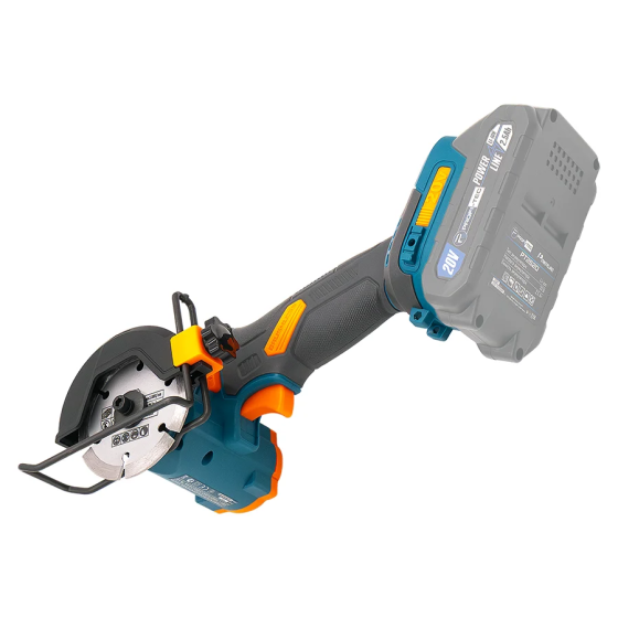 Мощная аккумуляторная универсальная дисковая пила PROFI-TEC PWS390 UltraCore : с АКБ 20V 2.5 Ah+ЗУ, диск 76 мм (007952) Киев