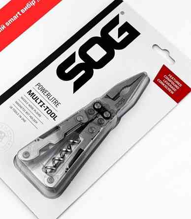 Мультитул SOG POWERLITRE тактический кепминговый военный. Харьков