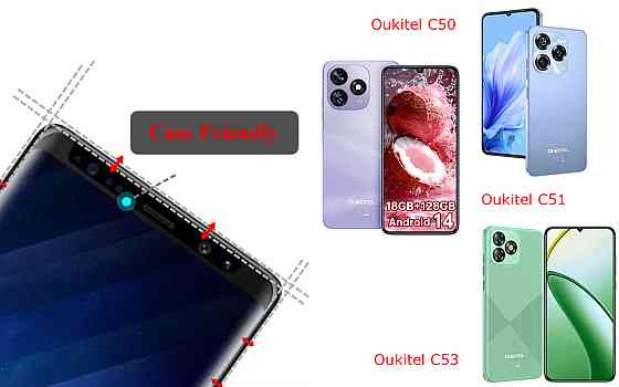 Захисне скло HyperGlass Pro для Oukitel C50, Oukitel C51, Oukitel C53 – максимальна чутливість та захист Київ