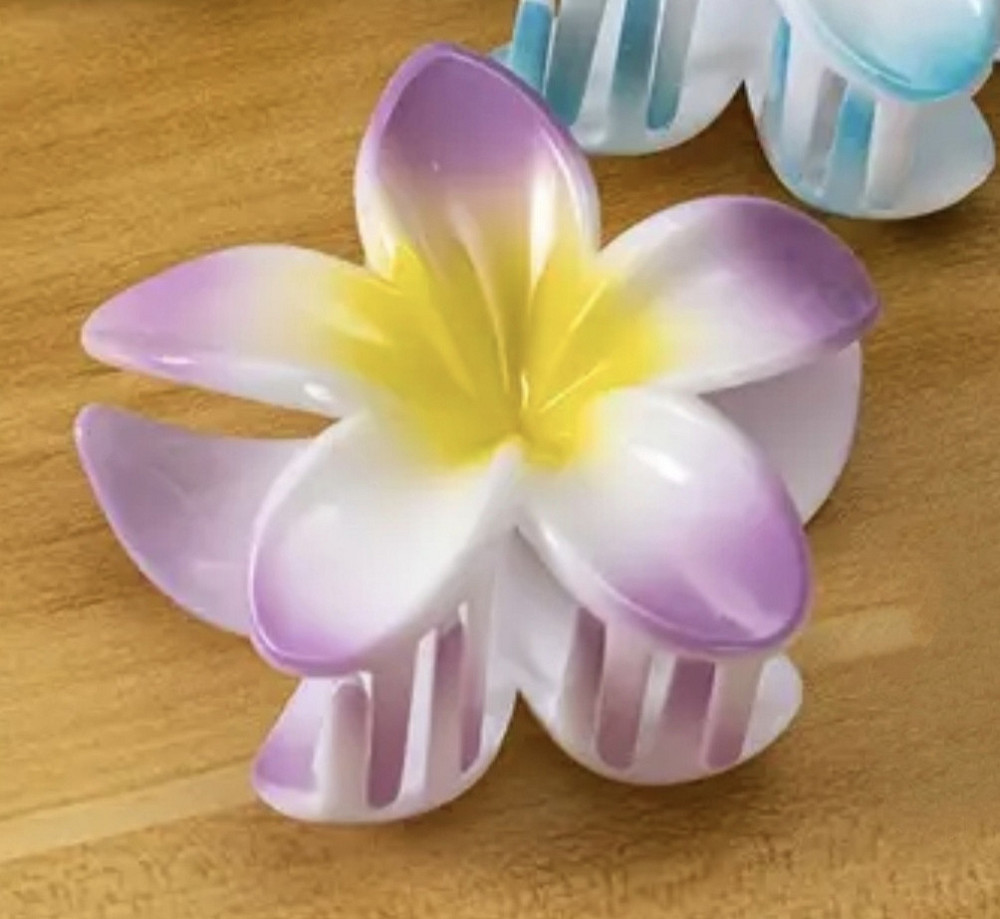 Заколка-крабік квітка Фіолетовий Смела - изображение 1