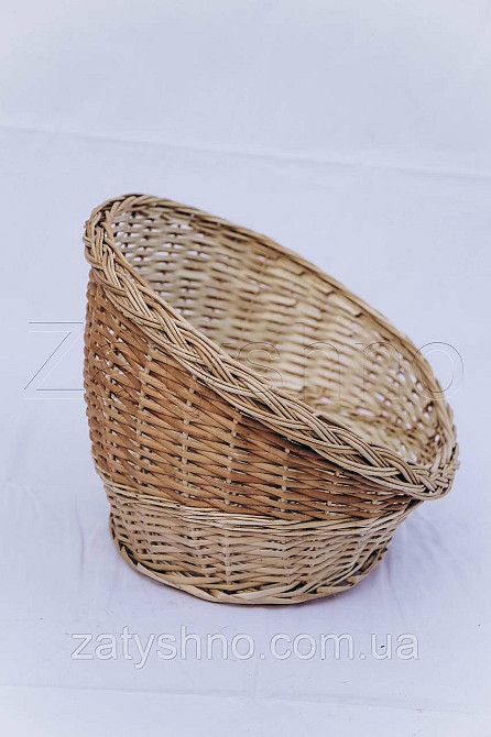 Лежак плетеный для кошки  из лозы Киев - изображение 4