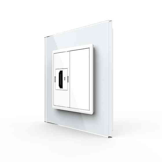 LIVOLO Розетка HDMI Livolo білий скло (VL-C7FCHD-1WP) Коломия