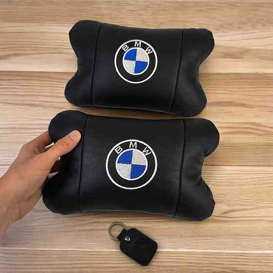 Подарунок подушка дорожня BMW, Сувенірні автомобільні подушки, Подушка для салону авто HC-27 Івано-Франківськ