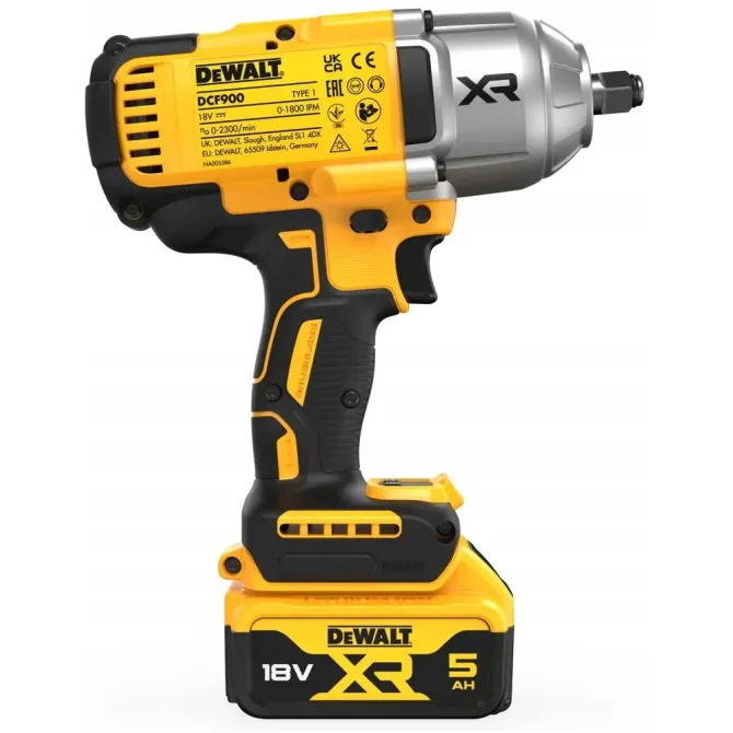 Гайкокрут ударний акумуляторний безщітковий DeWALT DCF900P2T Коломия - фото 5