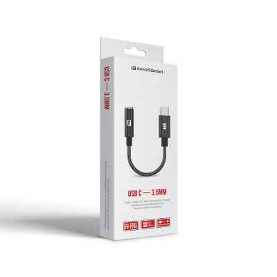 Адаптер USB-C M to 3.5mm F black Armorstandart (ARM76887) Вінниця