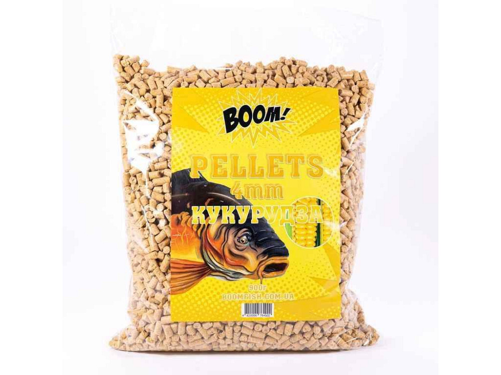Пелетс кукурудза 900г 4мм ТМ BOOM Киев - изображение 1