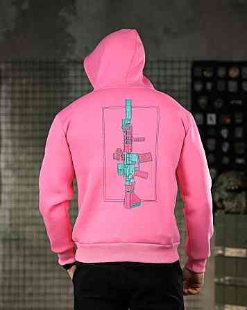 Милитари худи на флисе GENESIS M14 pink ПП8068 Київ