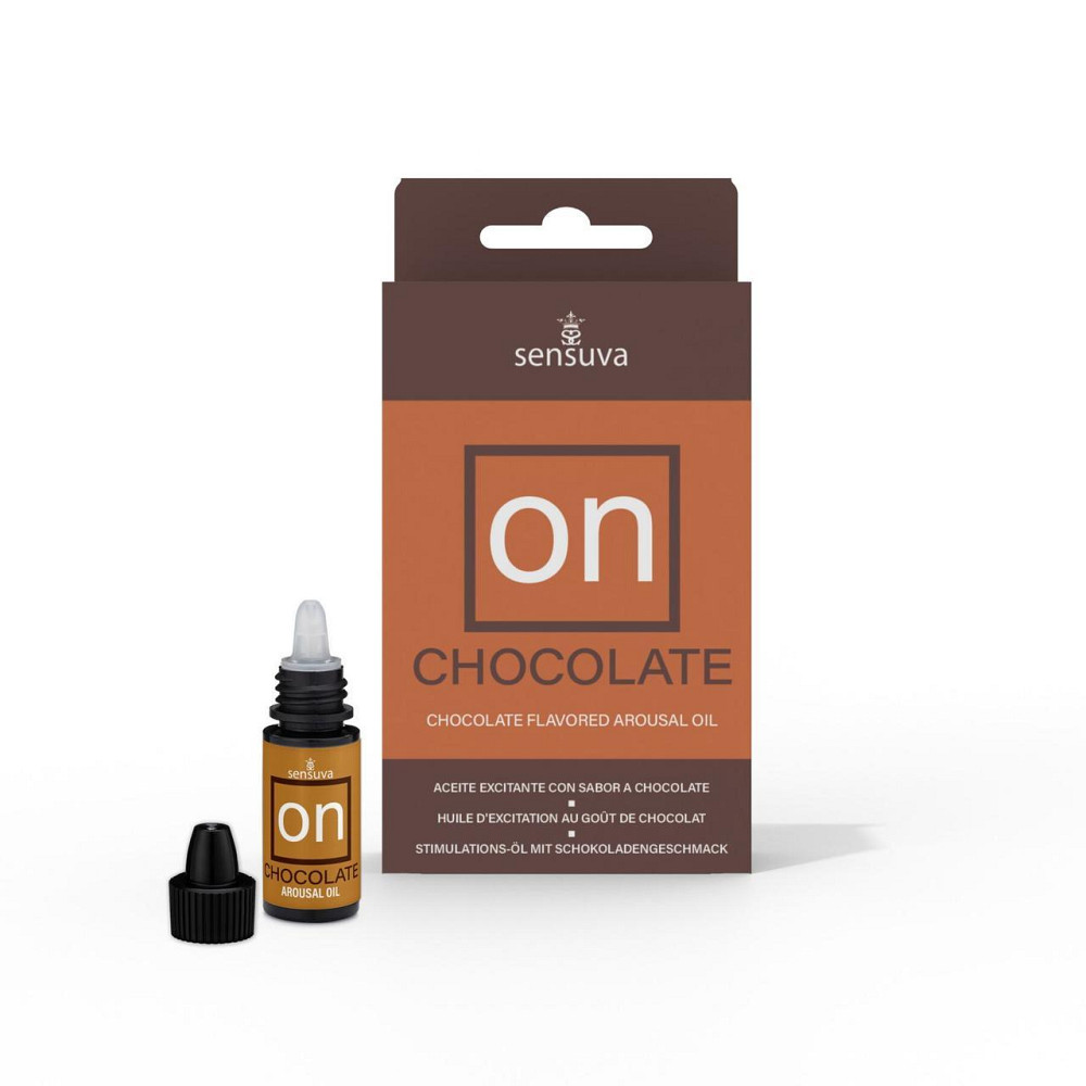 Збуджувальні краплі для клітора Sensuva ON Arousal Oil for Her Chocolate (5 мл) зі смаком шоколаду Sex Aura Київ - фото 1