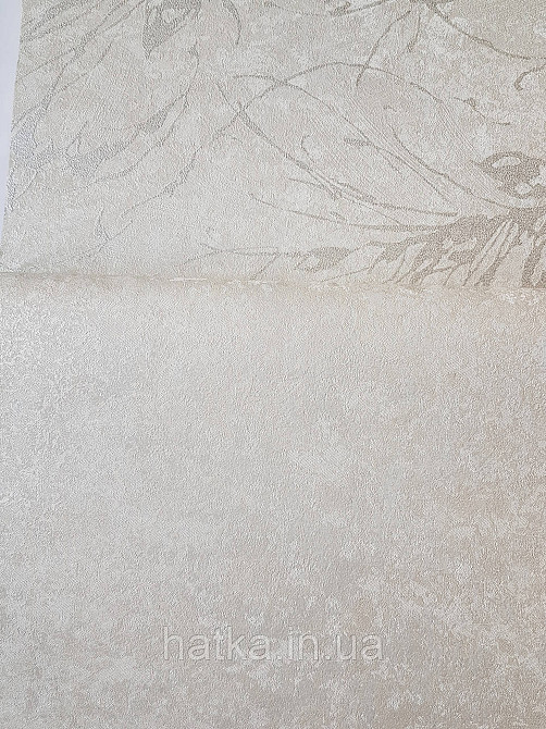 Обои винил на флизелине A.S.Creation Sylvana 1.06x10 под венецианскую штукатурку перламутр бежевые кремовые Киев - изображение 4