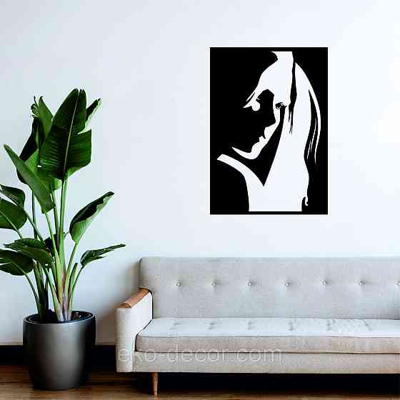 Декоративное настенное Панно «Девушка» Декор на стену Киев