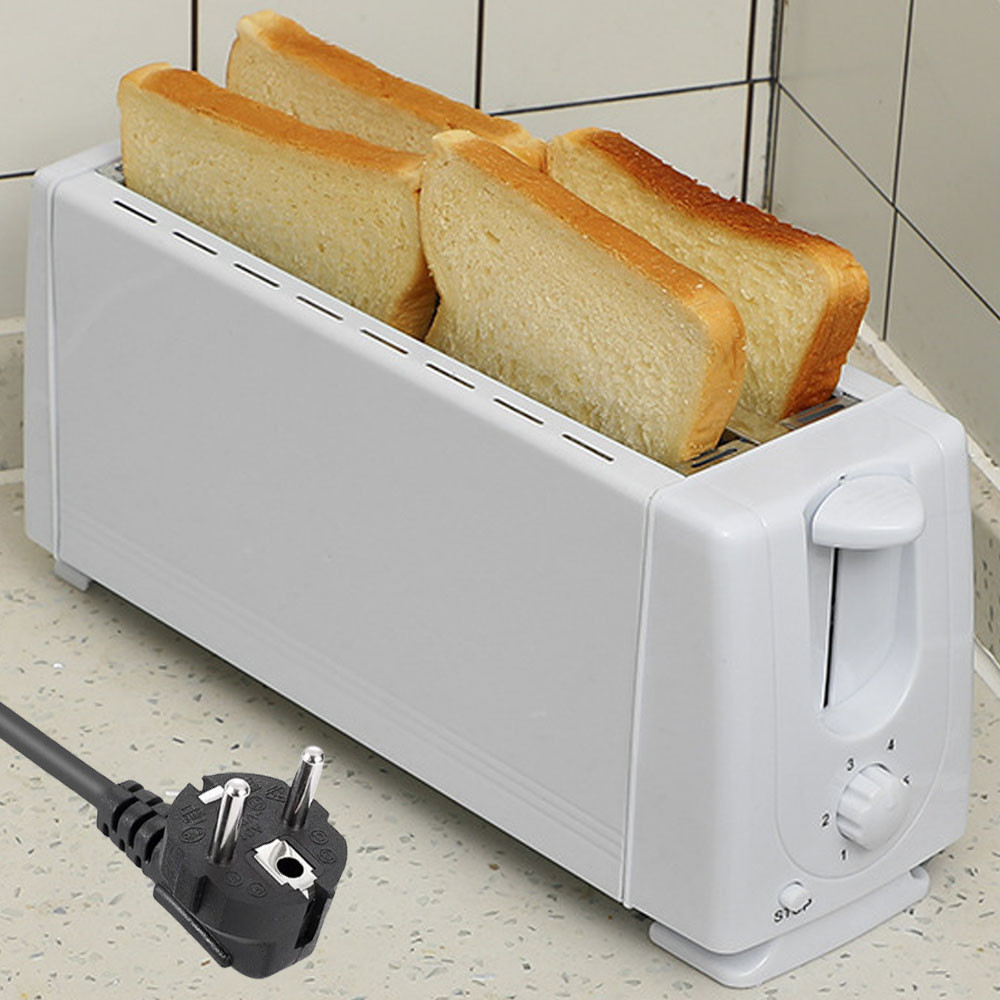 Тостер на 4 тости з 2 відділеннями,1300Вт,від мережі,QLT-168A SBR Київ - фото 1