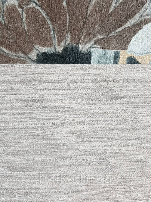 Обои виниловые Decoprint Breeze 0.53х10 м однотонные структурные тонкая полоска под ткань бежево серые Киев - изображение 2