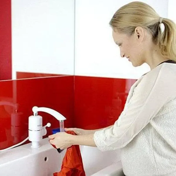 Мгновенный Водонагреватель Проточной Воды  DIGITAL Classic 3кВт, 3кВт, белый 220-240V/50 Hz, быстрый нагрев Одесса - изображение 8