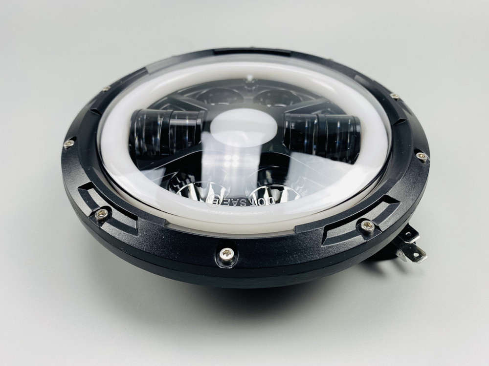 Світлодіодна фара кругла LED 65W лампа для модифікованого світла, Автомобільні світлодіодні фариУниверсальная Фара Головного Свет Мукачево - фото 2