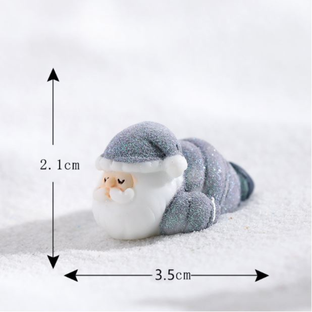 Набор Новогодних фигурок Санта-Клаусы  для инсталляций, декора, флорариума, мини-сада,  творчества. 7 фигурок Одесса - изображение 3