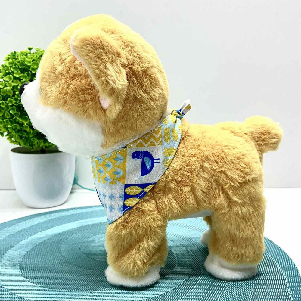 Собачка інтерактивна на повідку ходить махає хвостиком 22см Бежева (M 5841 I UA) Чернігів - фото 3