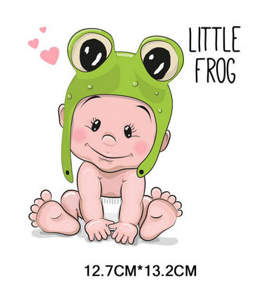Термонаклейка на детскую одежду Малыш Лягушонок Киев - изображение 1