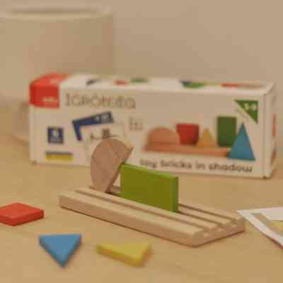 Развивающая игрушка Ігротеко деревянная Фигуры и тени (900606) Винница