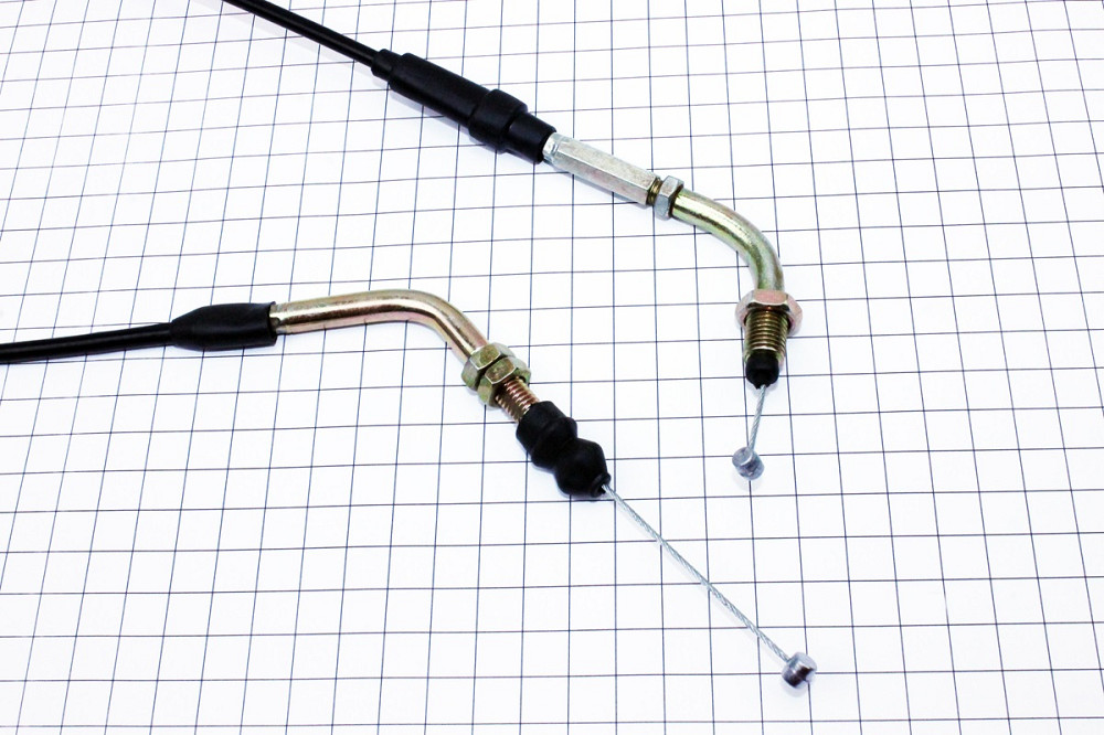 Трос газу 4Т-50cc (кріплення верхнє з шайбою) (трос 213см; кожух 202см) Киев - изображение 2