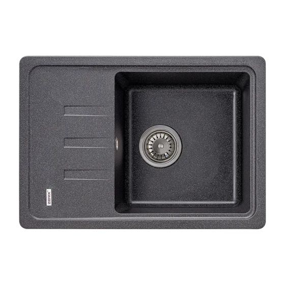 Мойка Zerix ZS-6243S-13 Графитовая (ZX4577) Киев