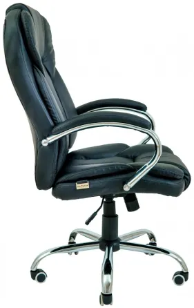 Офісне Крісло Керівника Richman Grande Хром М1 Tilt Чорний Київ