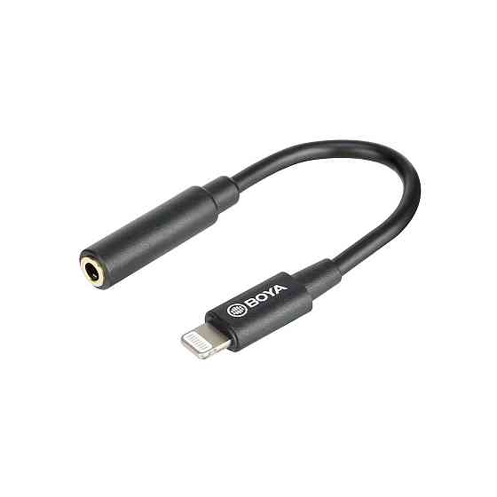 Перехідник Jack 3.5 на Lightning Boya BY-K3 Київ