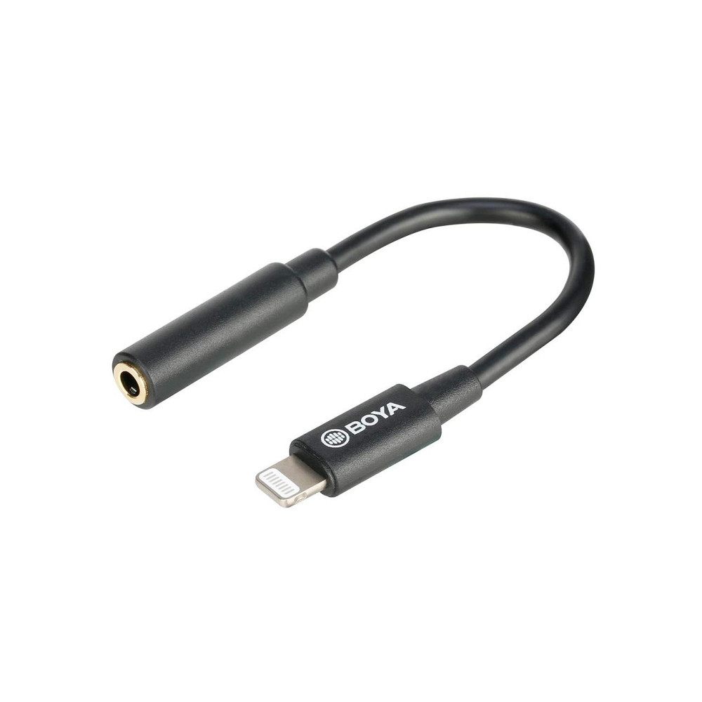 Переходник Jack 3.5 на Lightning Boya BY-K3 Киев - изображение 1