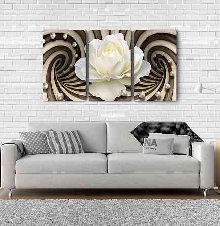 Модульная картина Цветок Абстракция Art-55_3А Киев