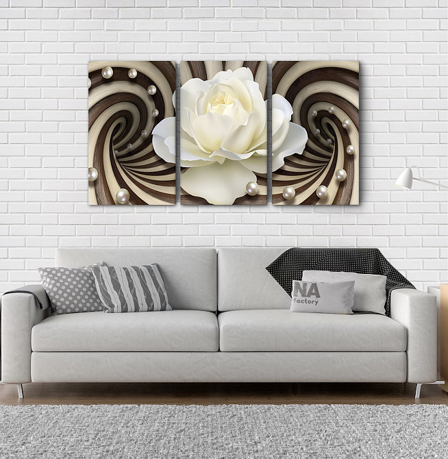 Модульная картина Цветок Абстракция Art-55_3А Киев - изображение 2