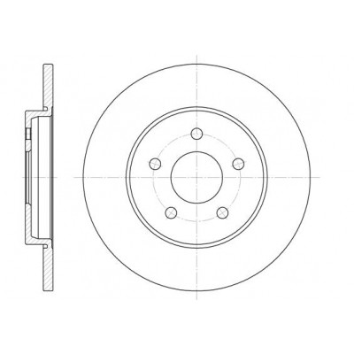 Гальмівний диск REMSA 6661.00 Вінниця - фото 1